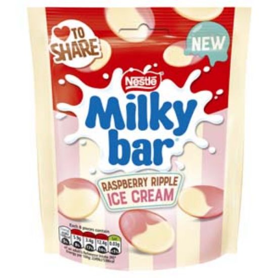 Picture of Pouch Milkybar Rasp Ripple Ice Cream 86g x11